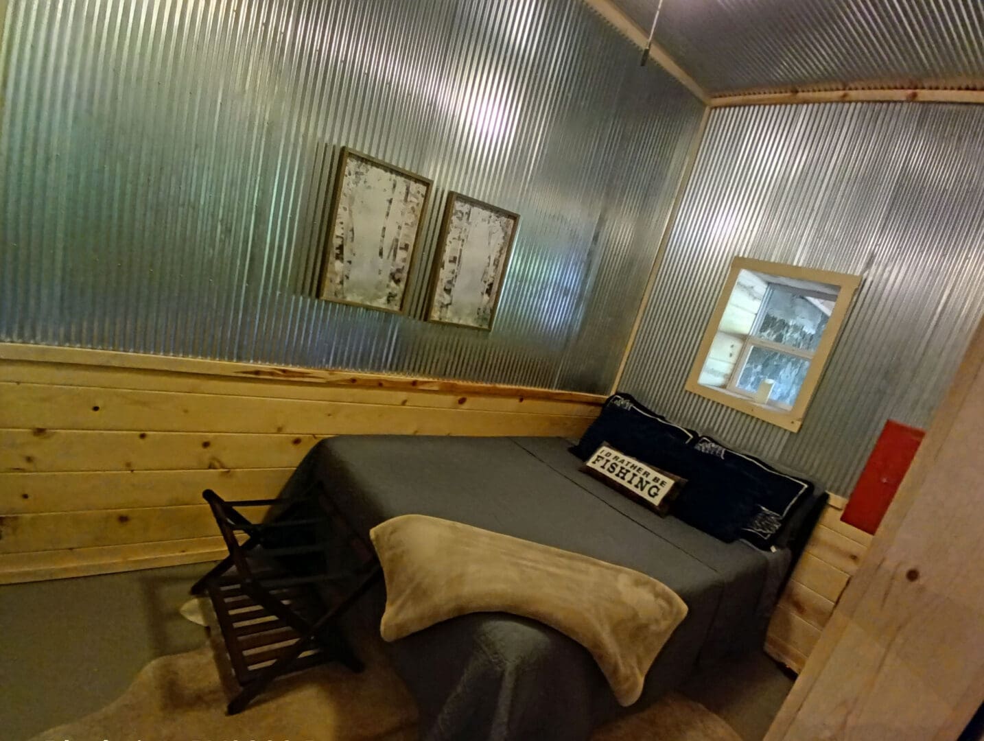 Caddis Cabin Rental Property Interior Photo