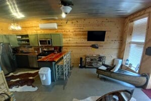 Caddis Cabin Rental Property Interior Photo